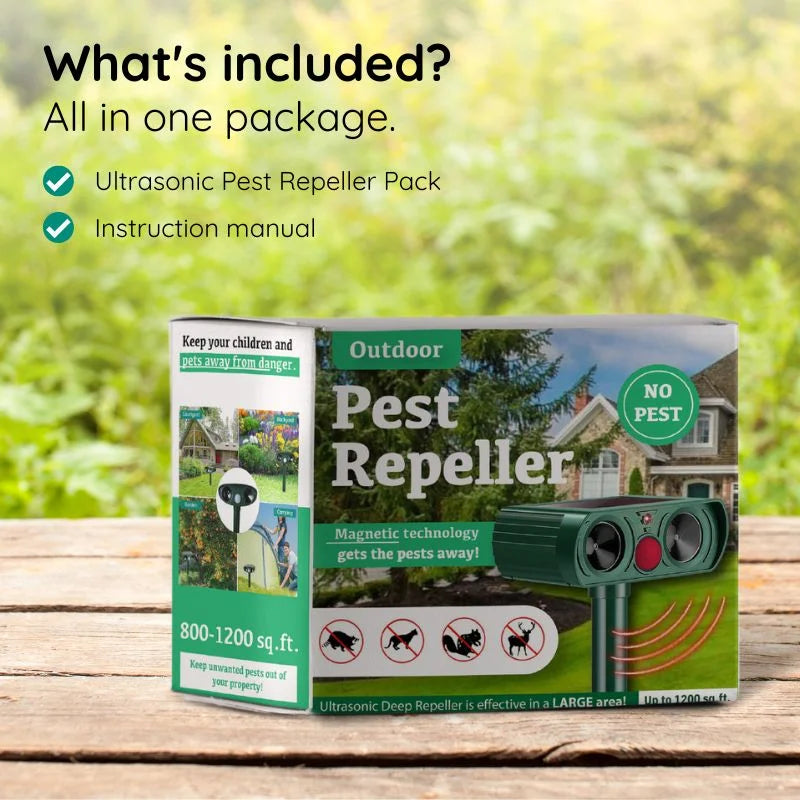 PestAway Pro - Protégez Rapidement Votre Jardin Contre Tous Les Nuisibles Extérieurs