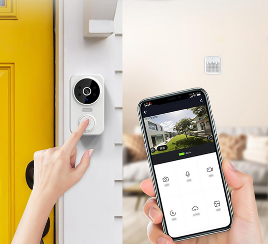 Sonnette Connectée WiFi avec Caméra HD et Alarme