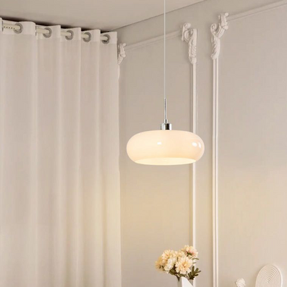 Lampe LED Design Suspendu Élégant – coloris Blanc