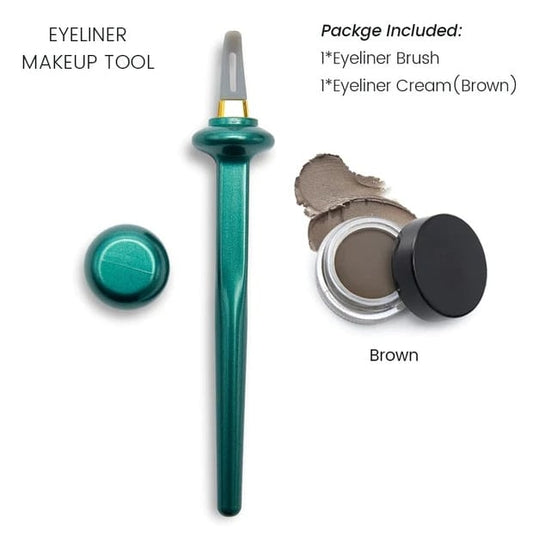 LashLine™ - Outil Eyeliner Applicateur Incurvé Longue Tenue