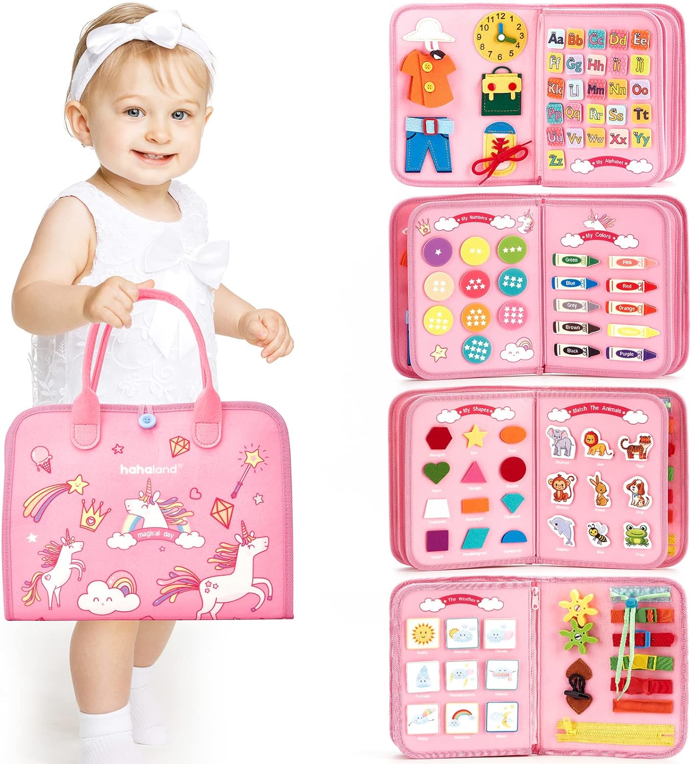 Jouet Pédagogique pour Enfants - Apprentissage Sensoriel et Couleurs