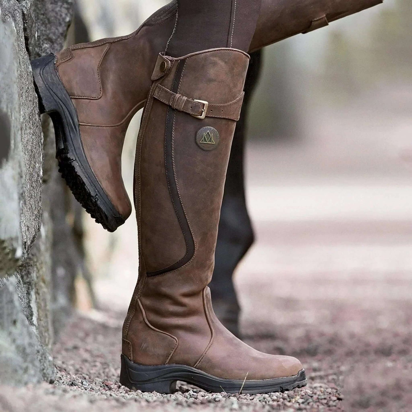Bottes Imperméables Femme – Marron foncé