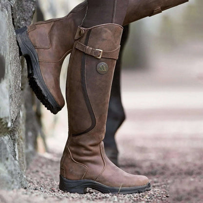 Bottes Imperméables Femme – Marron foncé