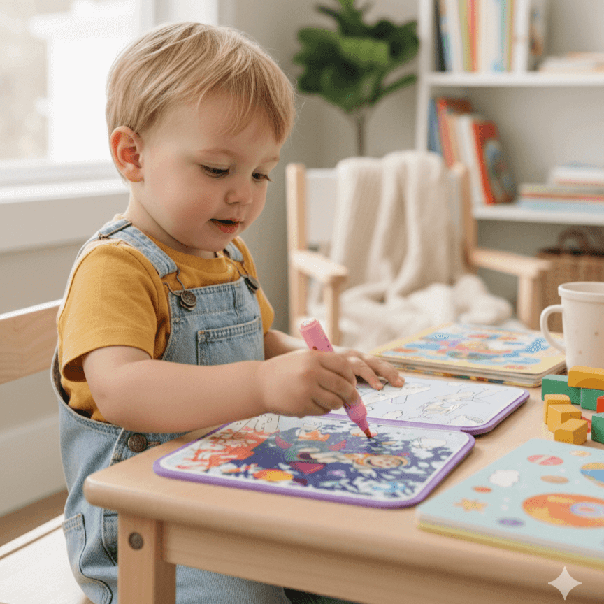 SplashJoy - Divertissement de coloriage réutilisable et sans salissure qui s'efface