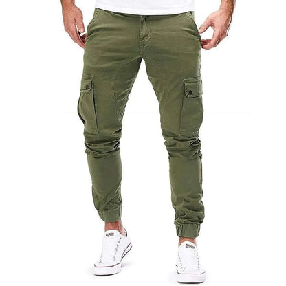 Jogging Décontracté Homme, multi-poches – Kaki