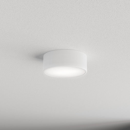 Plafonnier Cleo, Ø 20 cm, IP20, blanc, métal, E27