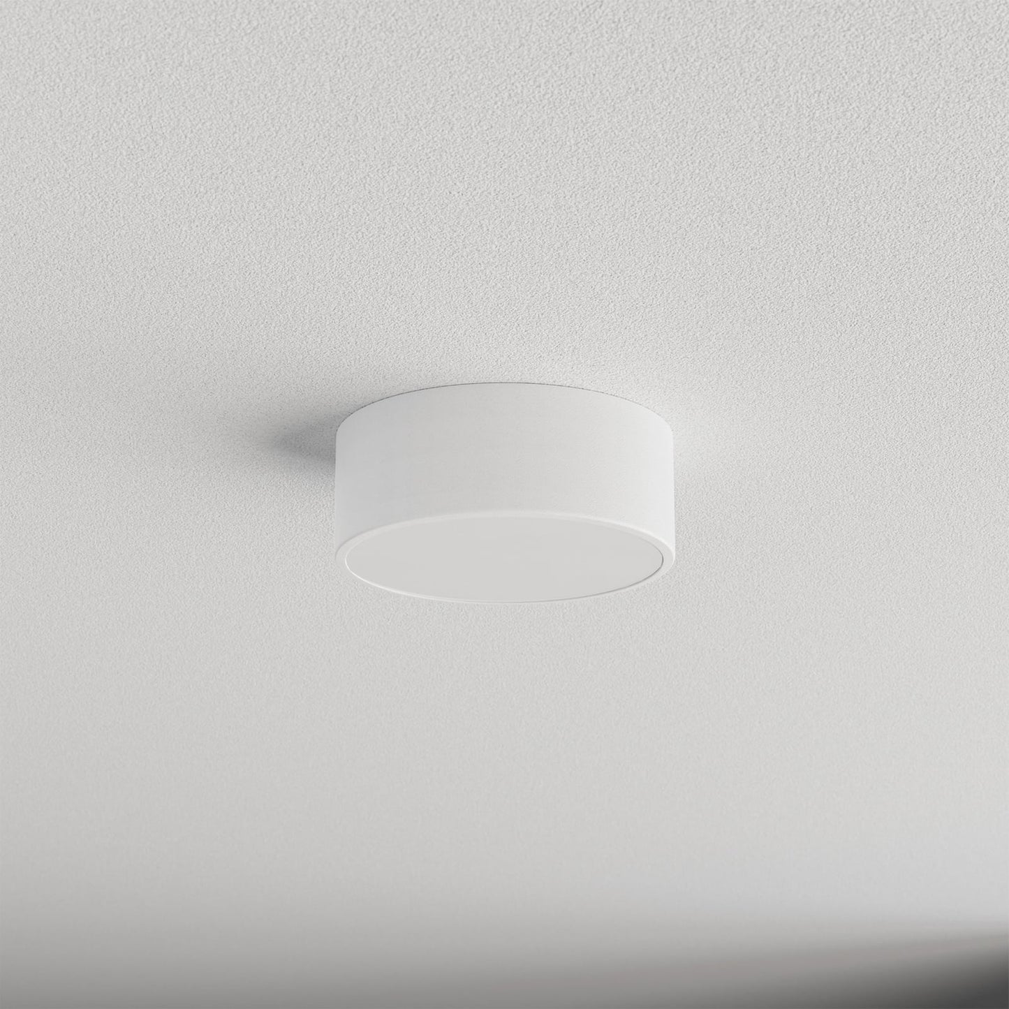 Plafonnier Cleo, Ø 20 cm, IP20, blanc, métal, E27