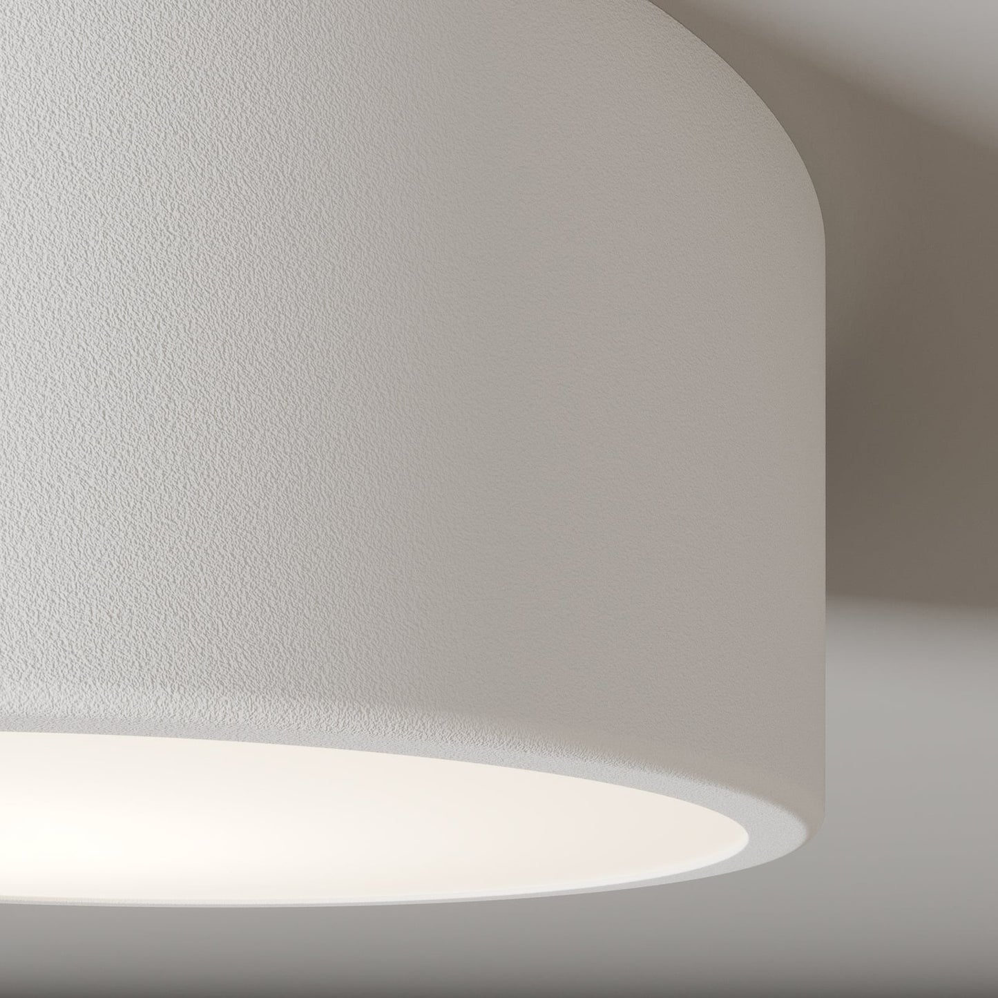 Plafonnier Cleo, Ø 20 cm, IP20, blanc, métal, E27