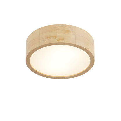 Plafonnier Cleo Ø 27 5cm 2 Lampes Bois de Pin E27 – photo 4