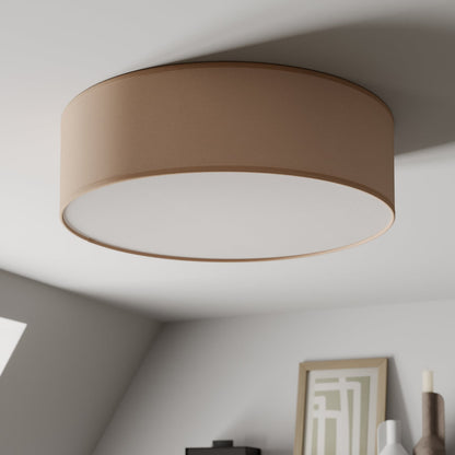 Plafonnier Rondo Beige Metal Ø 45 Cm E27 – photo 2
