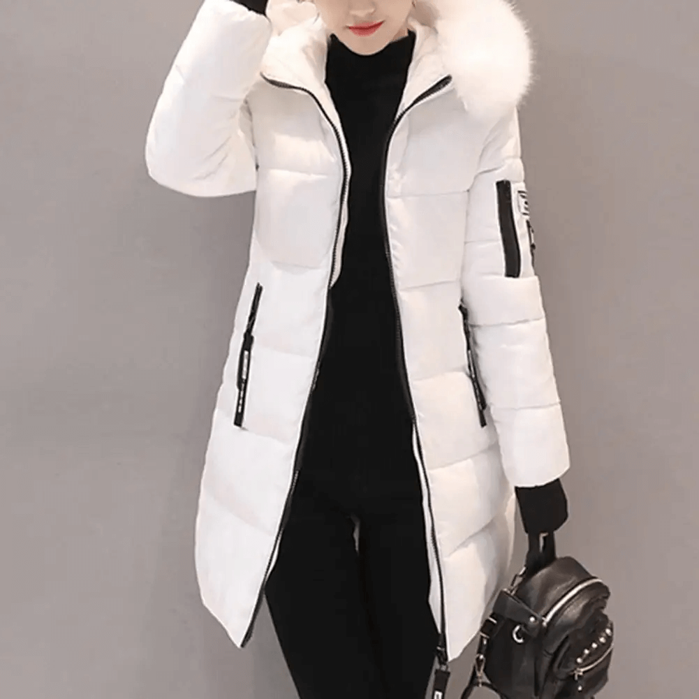Manteau Coupe-Vent Femme – Blanc