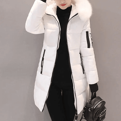 Manteau Coupe-Vent Femme – Blanc