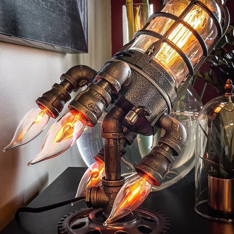 LumiForge - Éclairez Toute Pièce avec une Lumière Chaleureuse et Vacillante