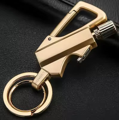 IgniteKey™ - Porte-Clés Briquet Décapsuleur Multifonction Compact