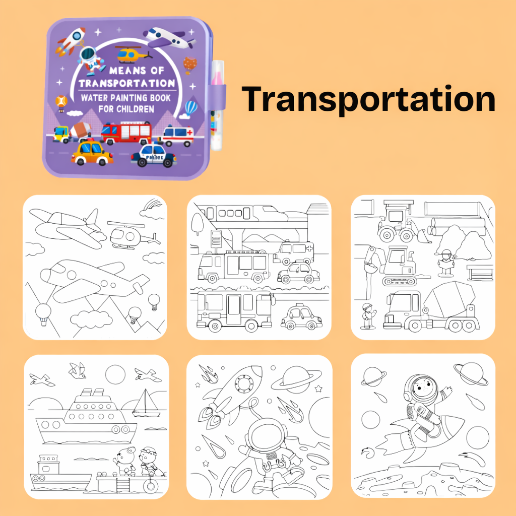 SplashJoy - Divertissement de coloriage réutilisable et sans salissure qui s'efface