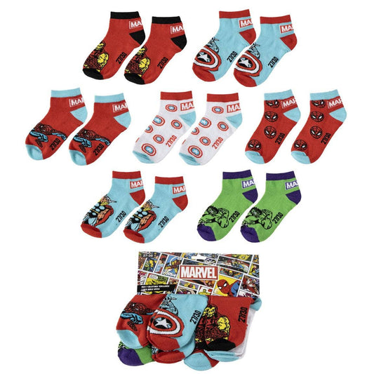 Pack - Lot de 7 chaussettes enfants -  Marvel