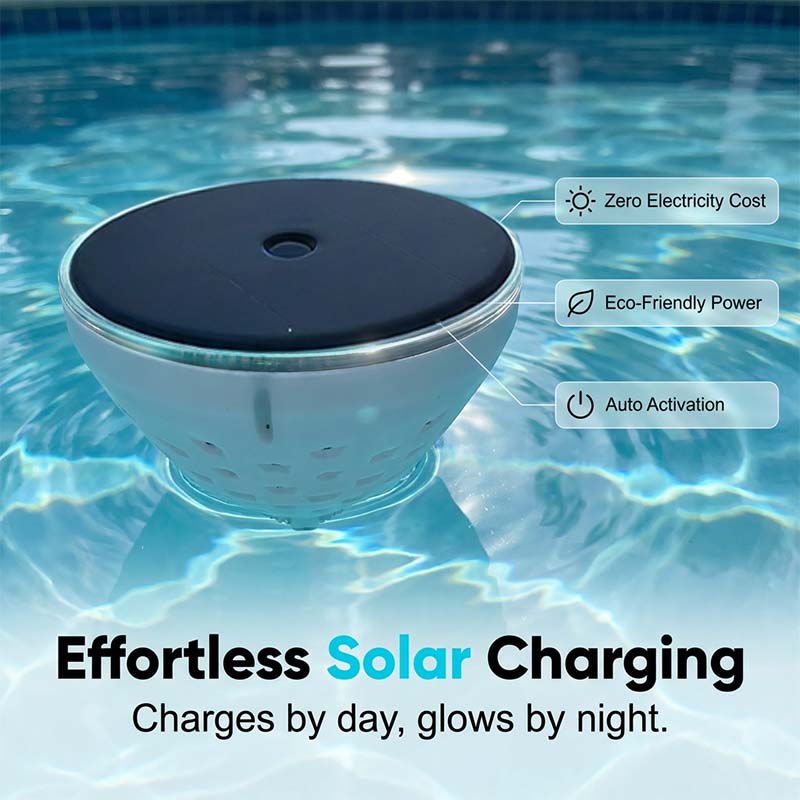 AquaGlow - Lumière Solaire Pour Piscine Qui Brille Toute La Nuit