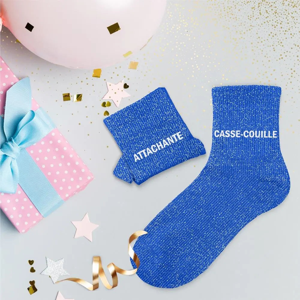 Chaussettes à Paillettes - Attachante Casse Couille