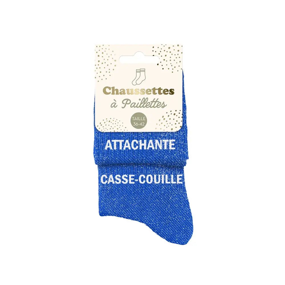 Chaussettes à Paillettes - Attachante Casse Couille