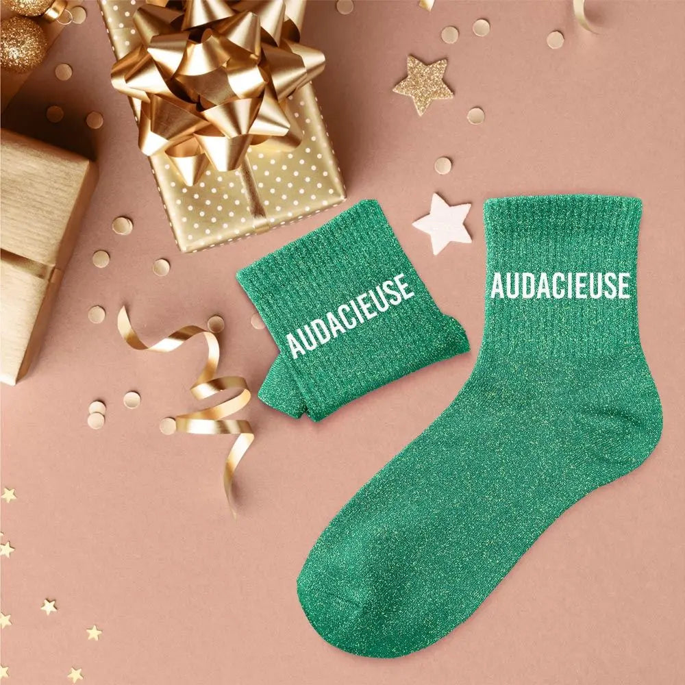 Chaussettes à Paillettes - Audacieuse