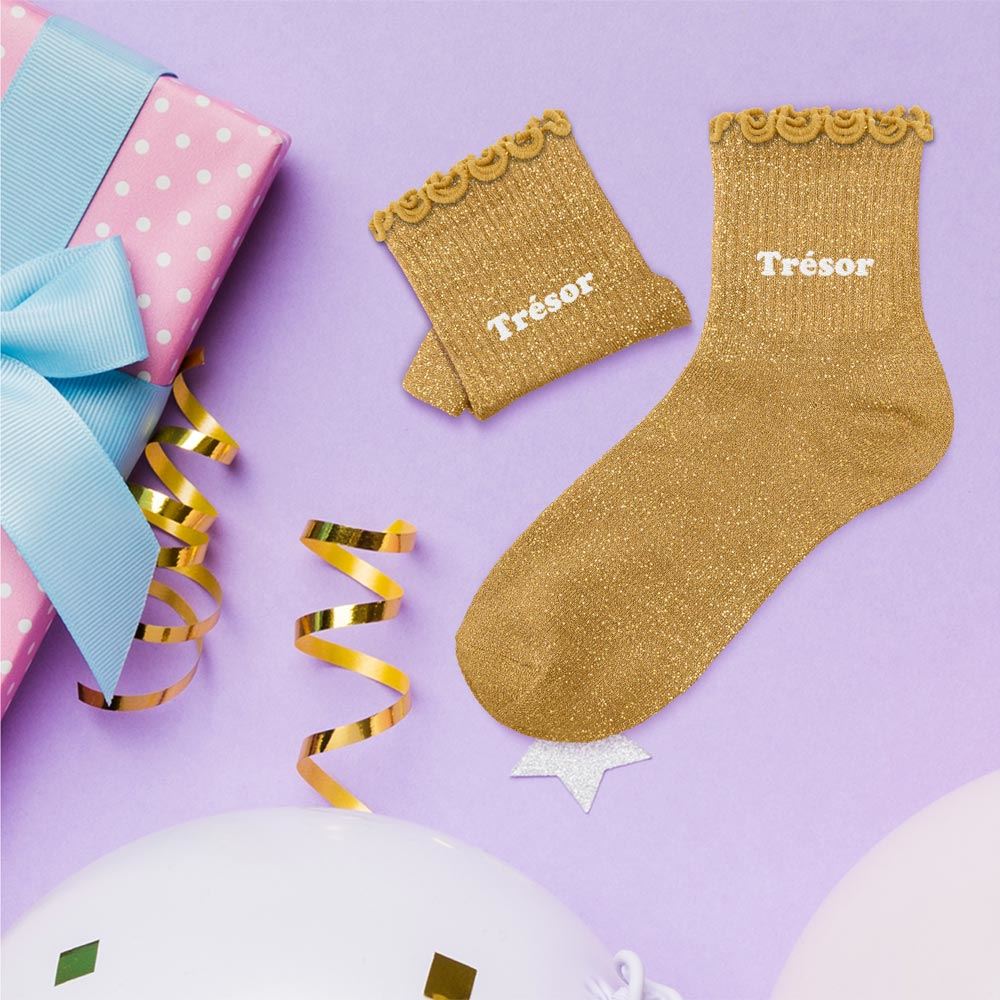 Chaussettes Paillettes - Enfant - Trésor