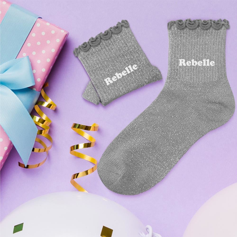 Chaussettes à Paillettes - Enfant - Rebelle