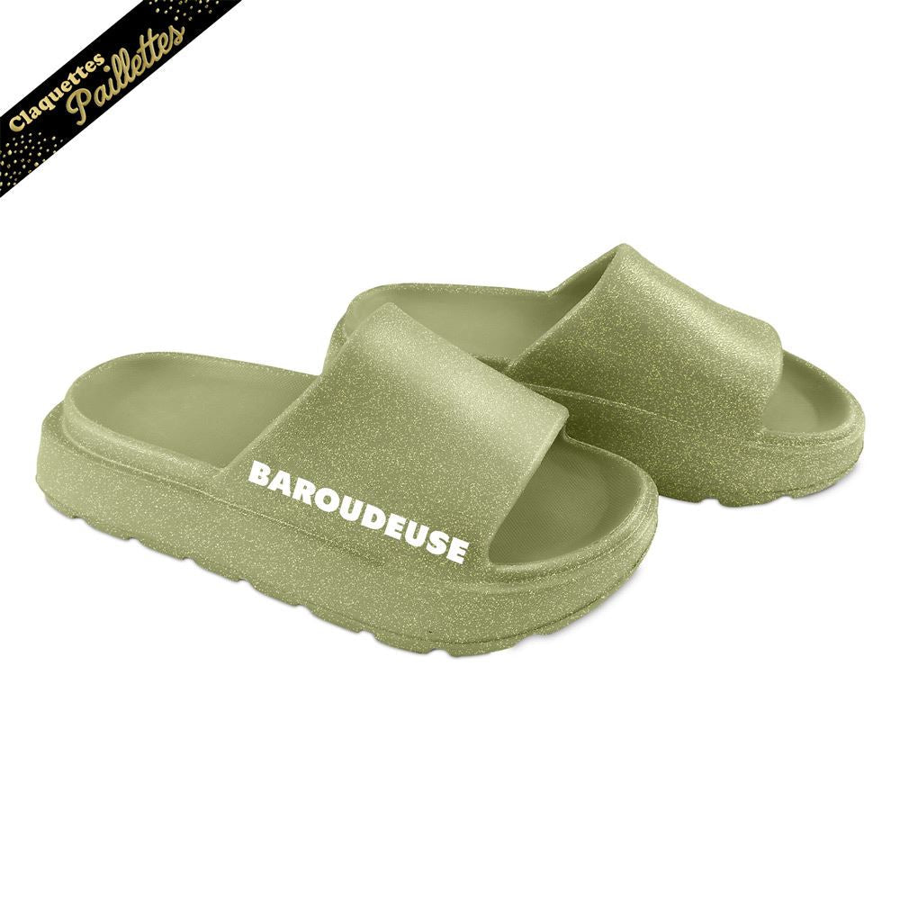 Claquettes à Paillettes - Baroudeuse