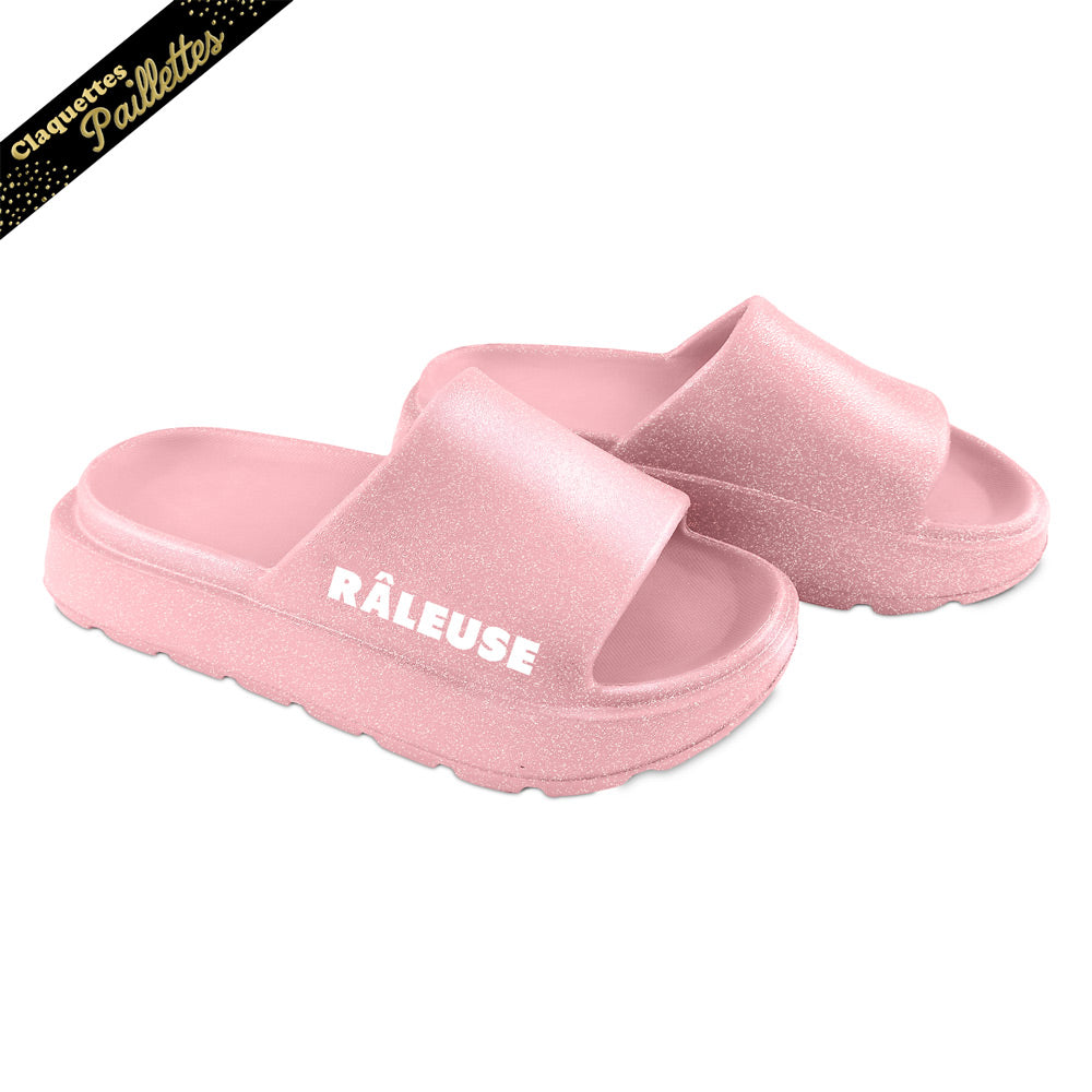 Claquettes à Paillettes - Râleuse