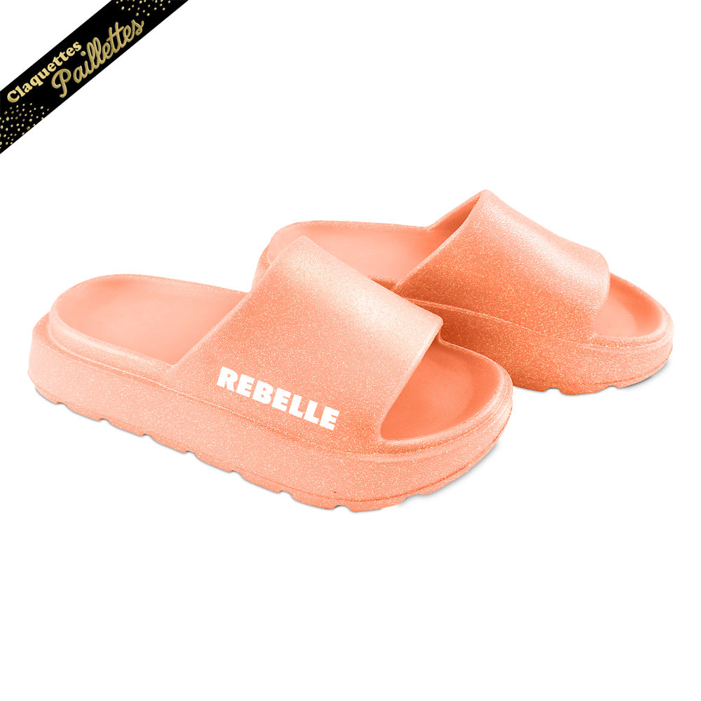 Claquettes à Paillettes - Rebelle