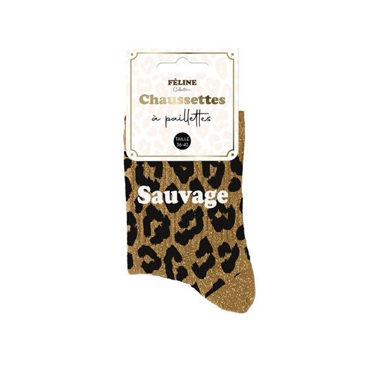 Chaussettes à Paillettes - Sauvage
