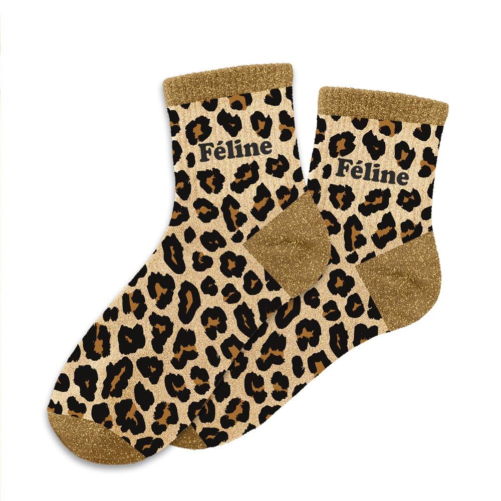 Chaussettes à Paillettes - Féline