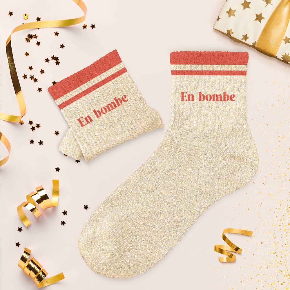 Chaussettes à Paillettes - En bombe
