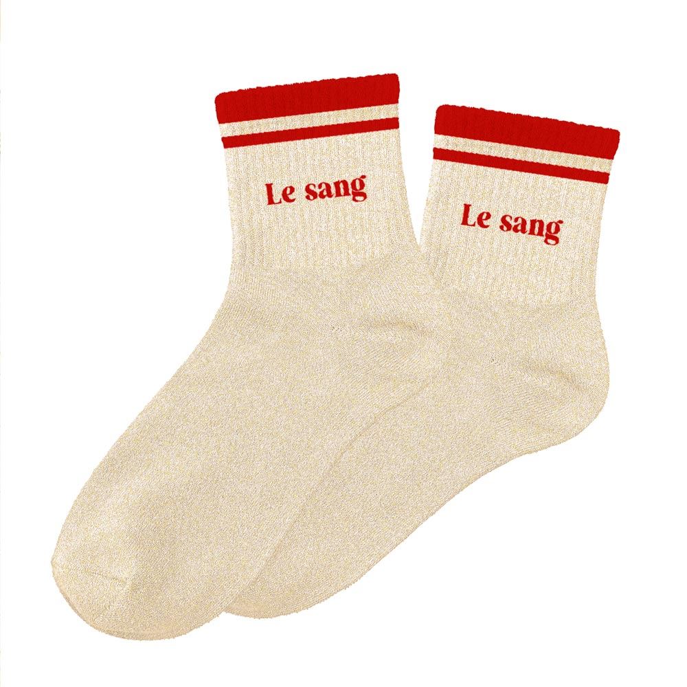 Chaussettes à Paillettes - Le sang