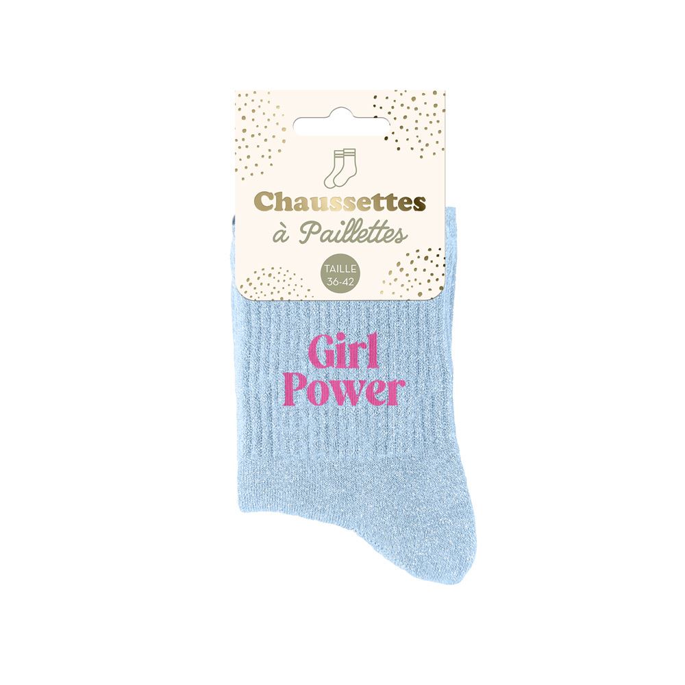 Chaussettes à Paillettes - Girl Power