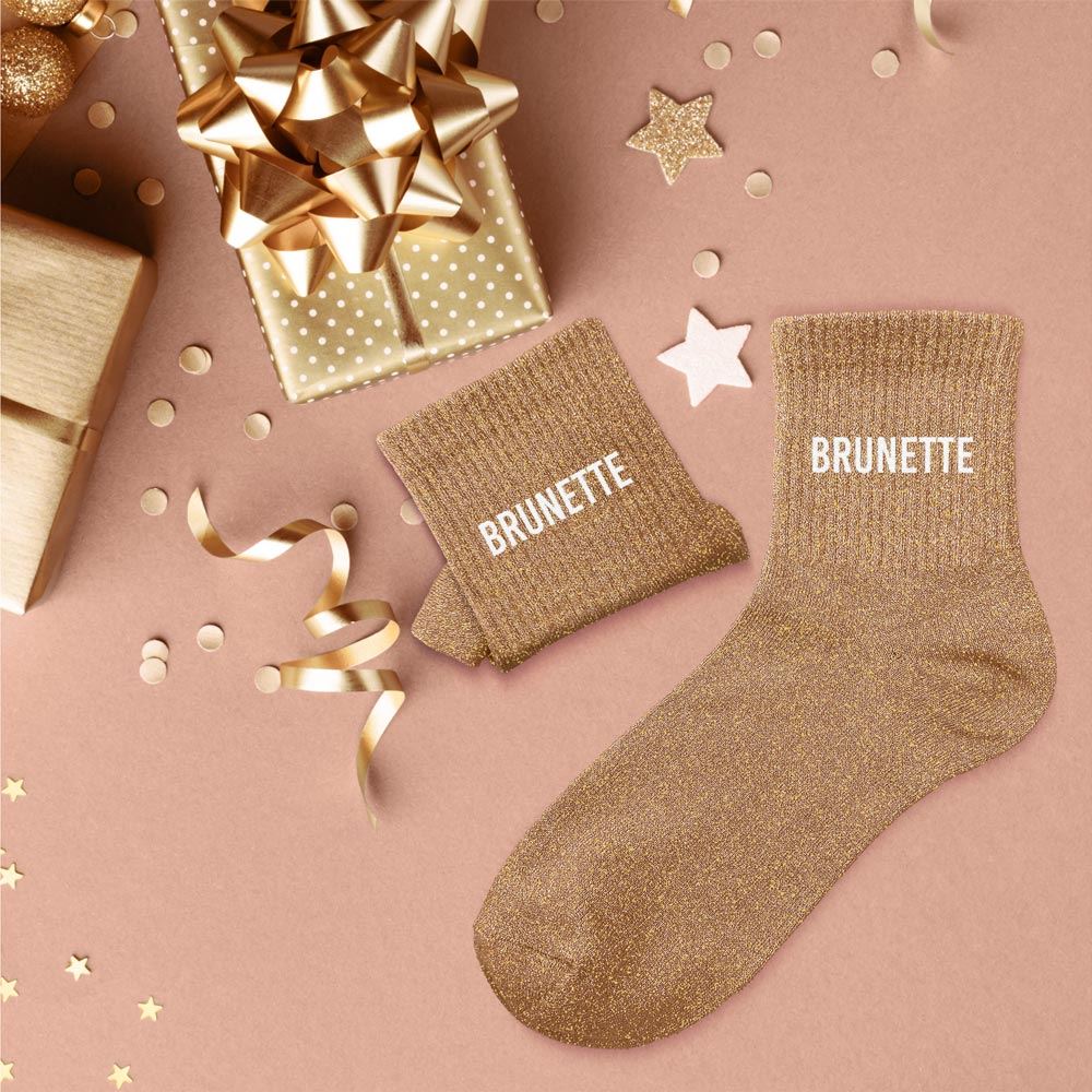 Chaussettes à Paillettes - Brunette