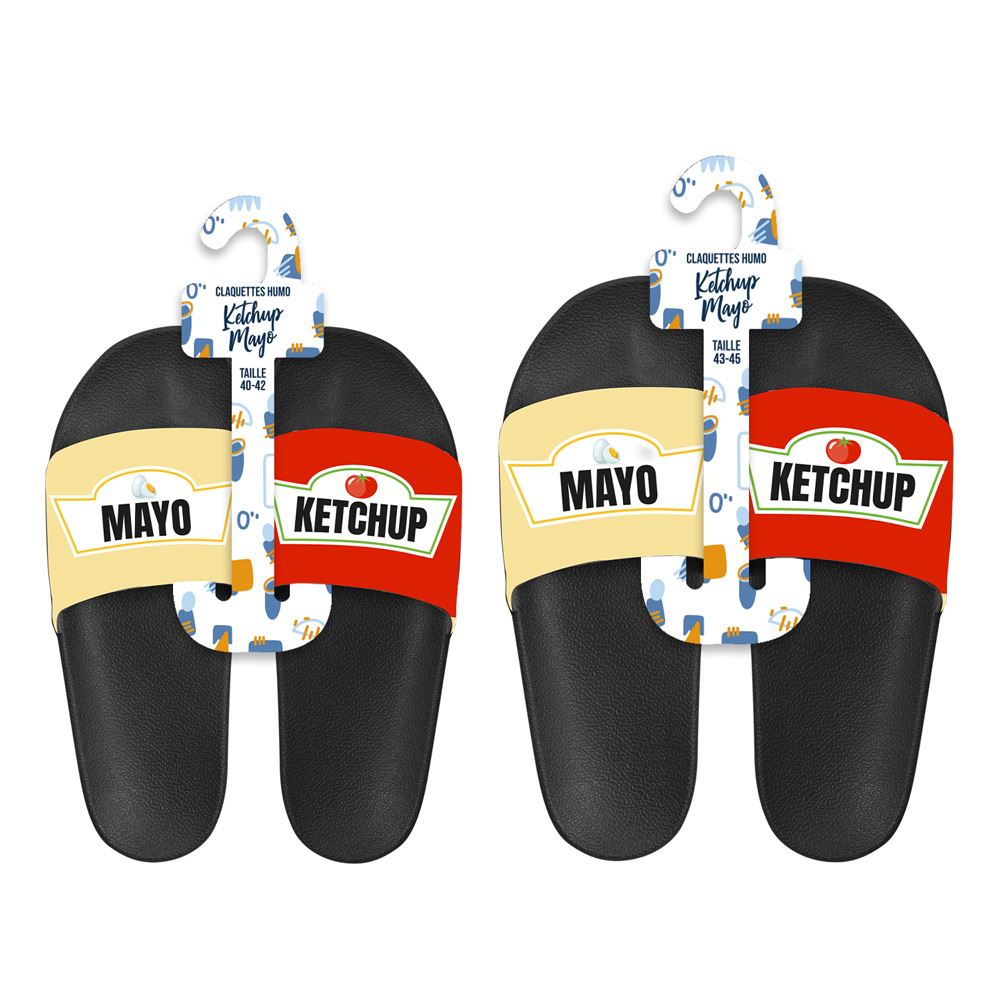 Claquettes - Ketchup / Mayo