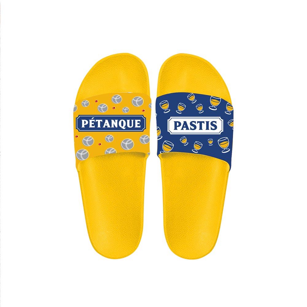 Claquettes - Pétanque - Pastis