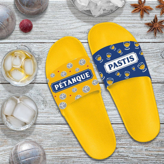 Claquettes - Pétanque - Pastis