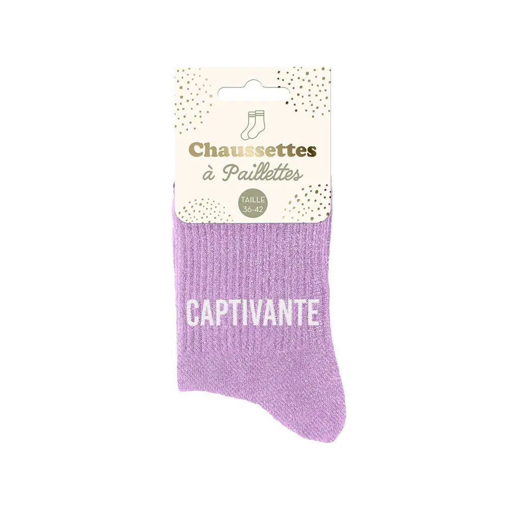 Chaussettes à Paillettes - Captivante