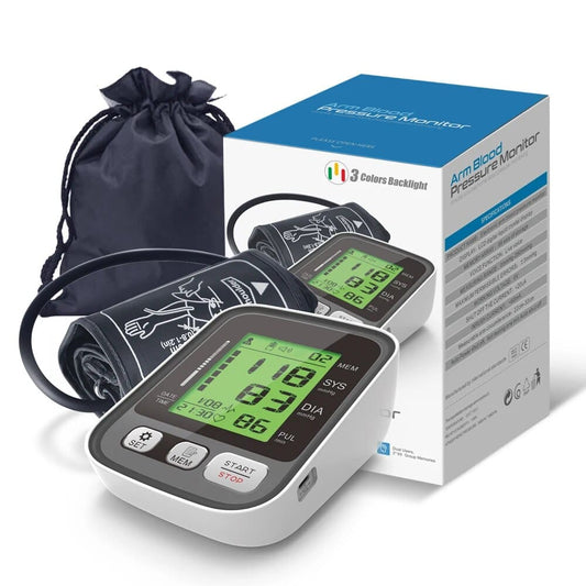 CardioZen™ – Tensiomètre à Bras Automatique avec 2 Brassards
