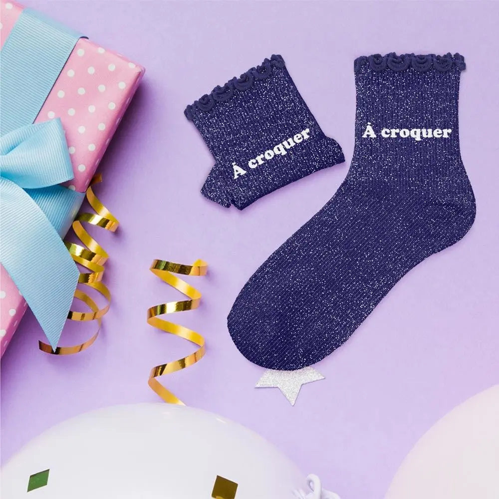 Chaussettes à Paillettes - Enfant - À Croquer