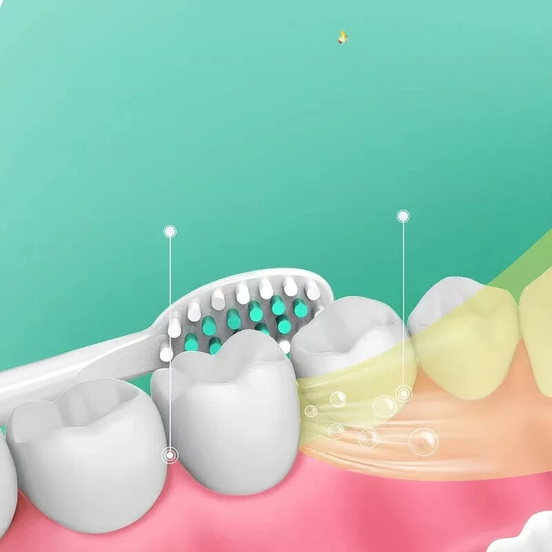 CleanFlex™ – Brosse à Dents Sonique Non-Rechargeable Élimination de Plaque