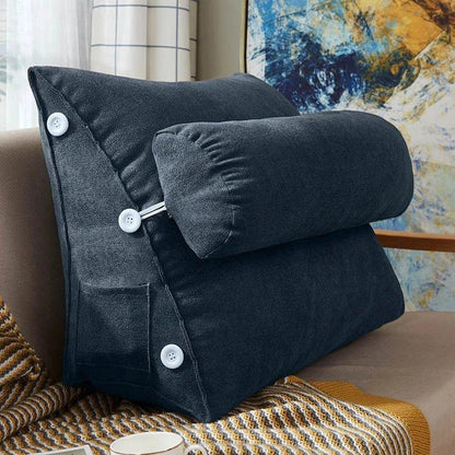 Readluxe Coussin de Lecture Ergonomique avec Soutien Lombaire – coloris Noir
