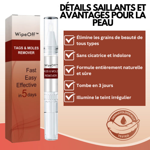 SkinClear™ - Dissolvant de verrues et de taches (1+1 GRATUIT)