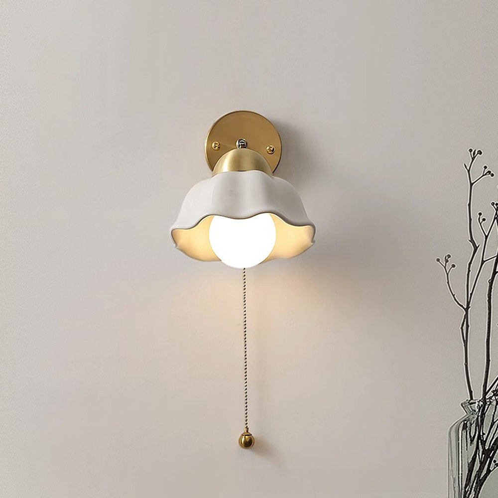 Lampe Murale Fleur Délicate Vintage