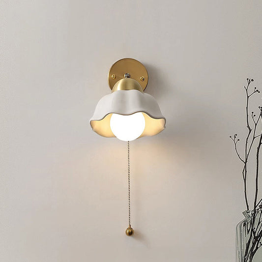 Lampe Murale Fleur Délicate Vintage