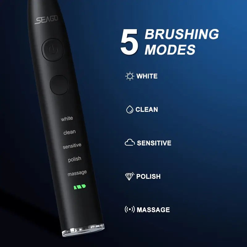 Dentrax™ – Brosse à Dents Électrique Automatique, Longue Autonomie et Étanche