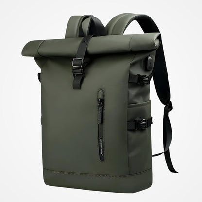 Sac à Dos Roll Top Imperméable – coloris Vert