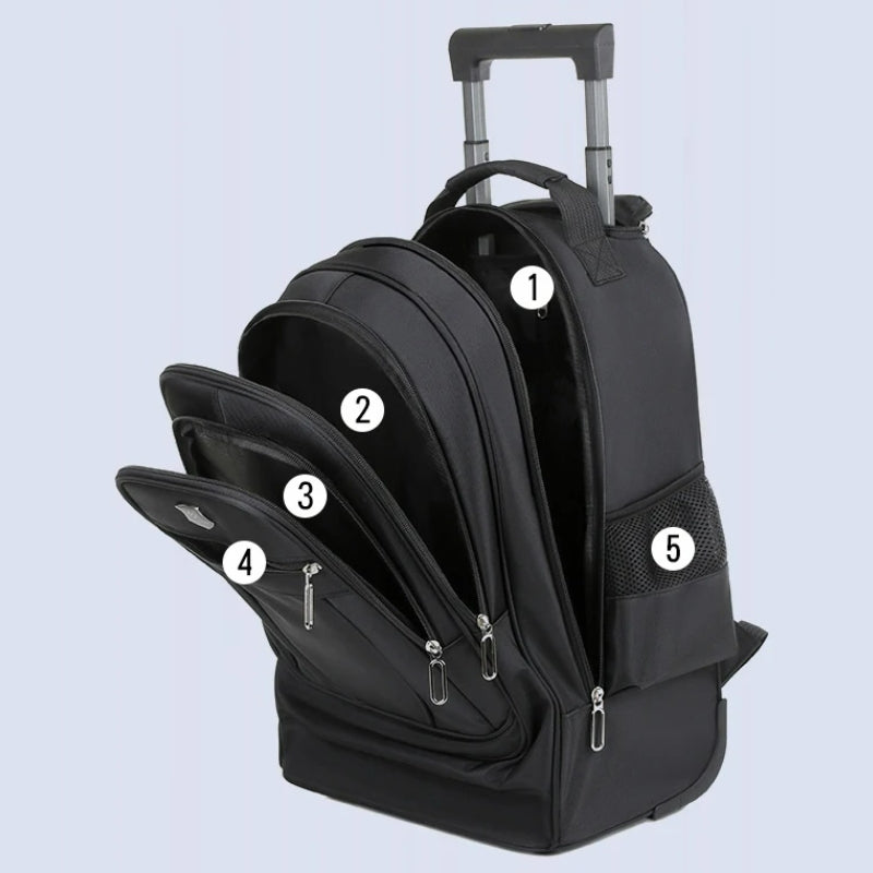 HUNIER - Sac À Dos À Roulettes