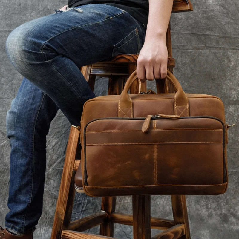 Heritage - Sacoche en Cuir Luxueuse pour Homme